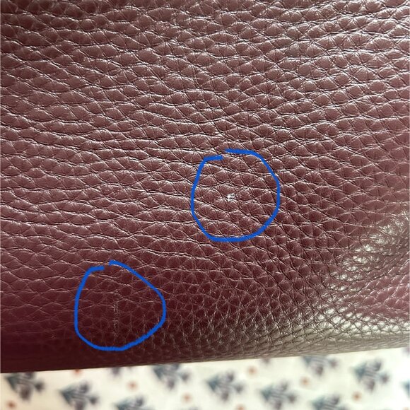 Dagne Dover Allyn Medium Tote in Oxblood - Picture 4 of 13